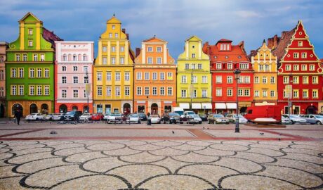 kamienice kolorowe we wrocławiu rynek stary